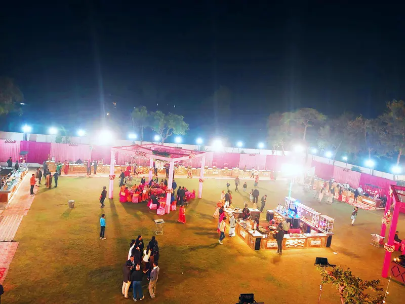 A wedding night on our 2-bigha garden