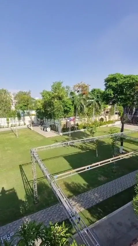 The Lawn from End to End